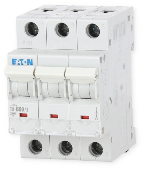 Eaton PXL-B50/3 Leitungsschutzschalter 50A, 3-Polig, B-Charakteristik (236405)