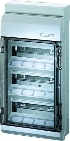 ARDEBO.de Hensel KV 9336 NT KV 90-Automatengehäuse 36TE (3x12x18 mm), IP 65