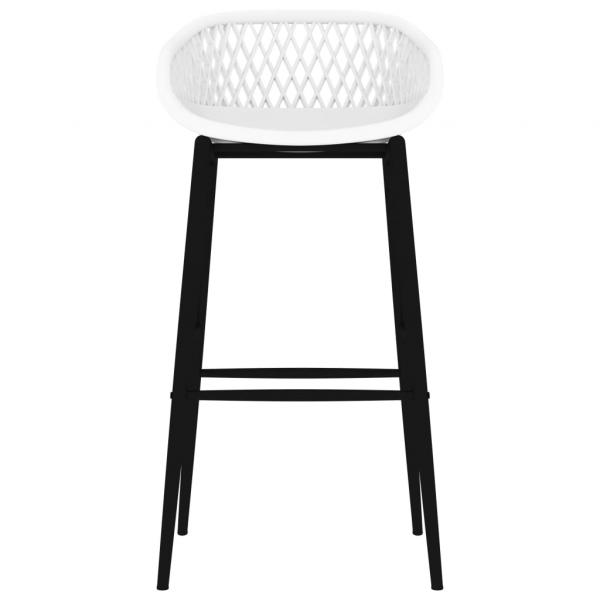Barhocker 2 Stk. Weiß