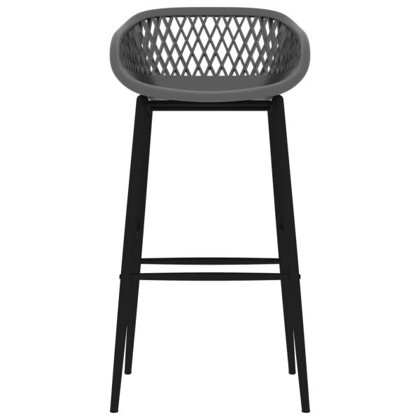 Barhocker 2 Stk. Grau