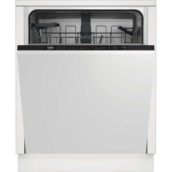 ARDEBO.de Beko BDIN16420 Vollintegrierter Geschirrspüler, 60 cm breit, 14 Maßgedecke, SelFit, WaterSafe+, weiß