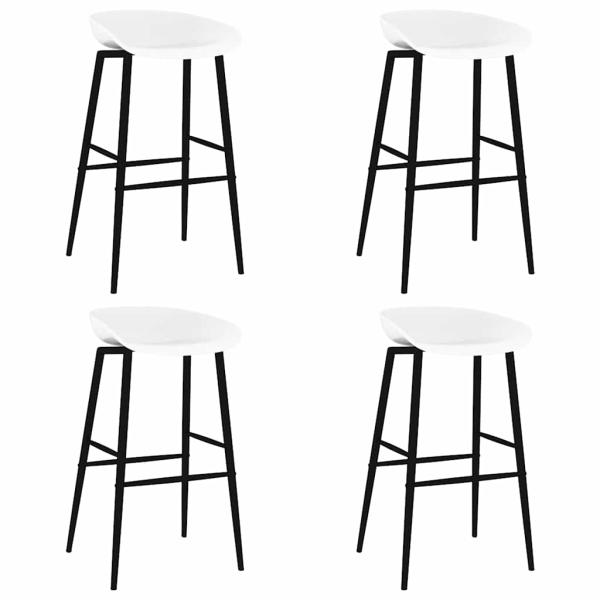 Barhocker 4 Stk. Weiß