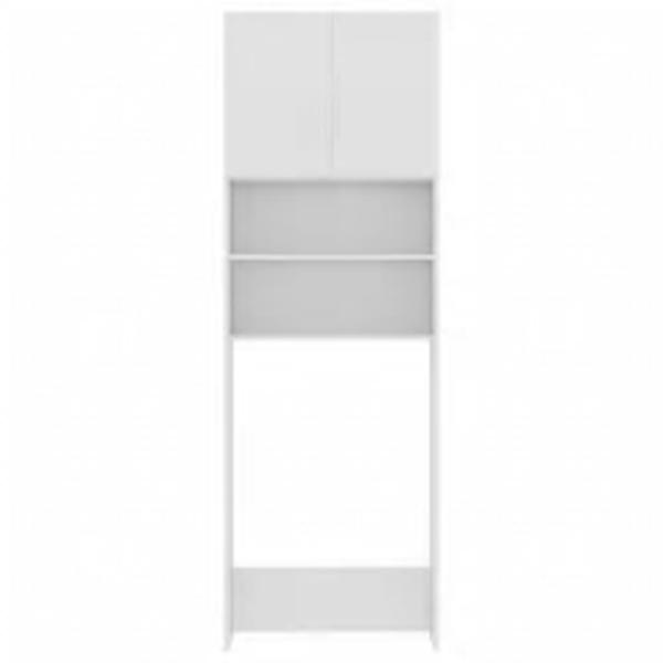 Waschmaschinenschrank-Set Weiß Holzwerkstoff