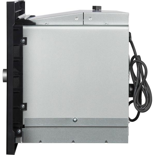 Exquisit EMW1770-G-D-030 Einbau Mikrowelle, 59,5 cm breit, 17L, Grill, Timer, Schwarz Glas