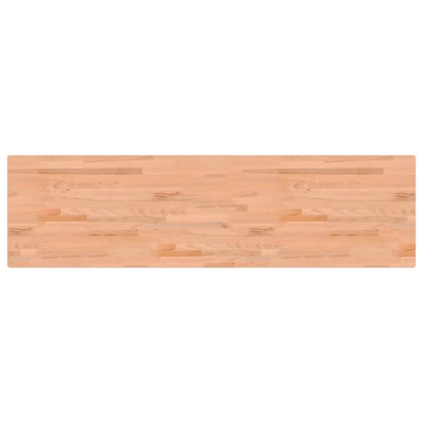 Werkbank 200x55x81,5 cm Massivholz Buche und Metall