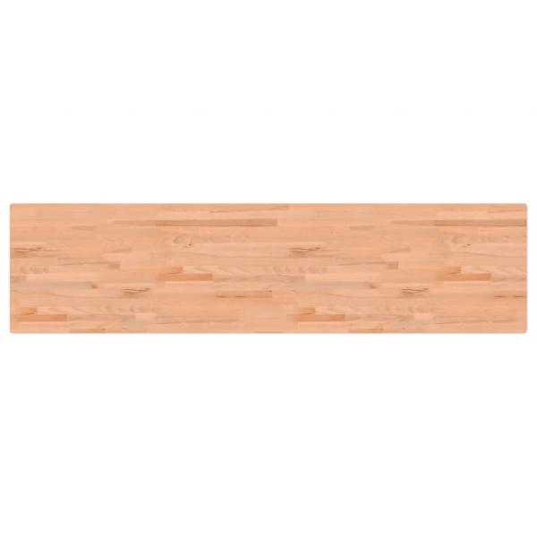Schreibtischplatte 220x55x2,5 cm Massivholz Buche