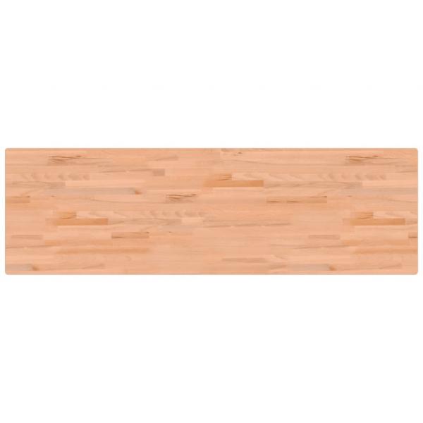 Schreibtischplatte 180x55x2,5 cm Massivholz Buche