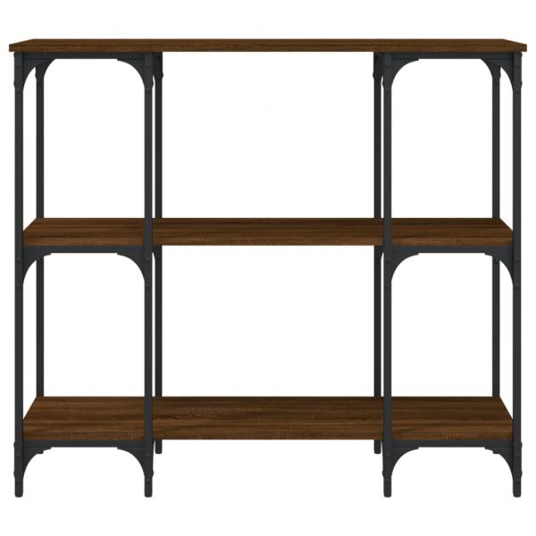 Konsolentisch Braun Eichen-Optik 102x35x90 cm Holzwerkstoff
