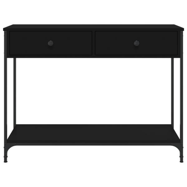 Konsolentisch Schwarz 100x34,5x75 cm Holzwerkstoff