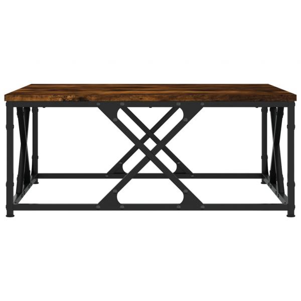 Couchtisch Räuchereiche 70x70x30 cm Holzwerkstoff