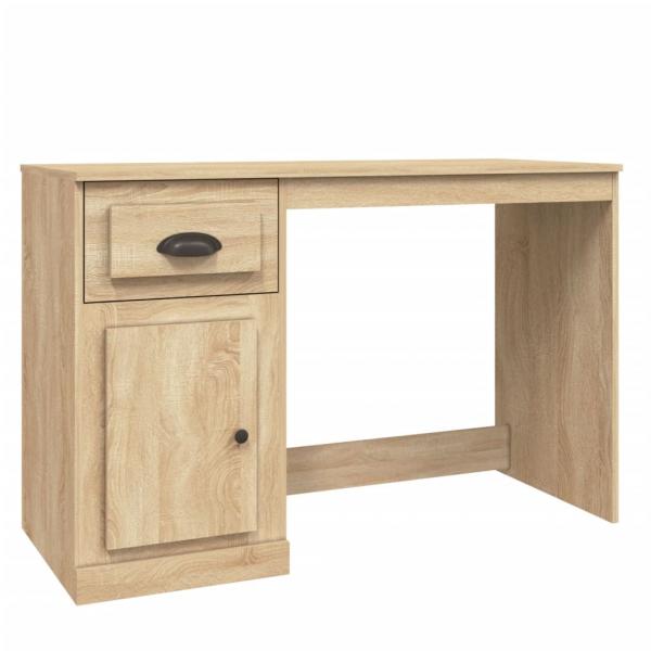 Schreibtisch mit Schublade Sonoma-Eiche 115x50x75 cm 