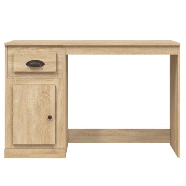 Schreibtisch mit Schublade Sonoma-Eiche 115x50x75 cm 