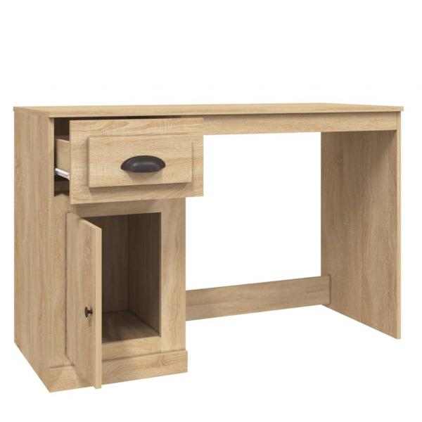 Schreibtisch mit Schublade Sonoma-Eiche 115x50x75 cm 