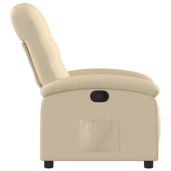 Relaxsessel Creme Stoff