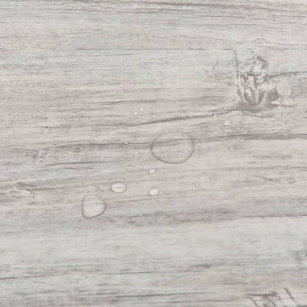 PVC-Fliesen Selbstklebend 55 Stk. 5,11 m² Hellgrau