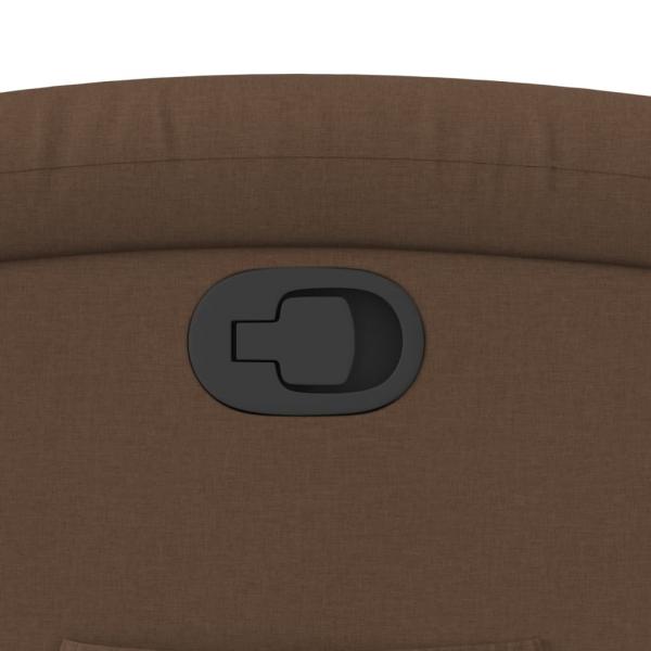 Relaxsessel Braun Stoff