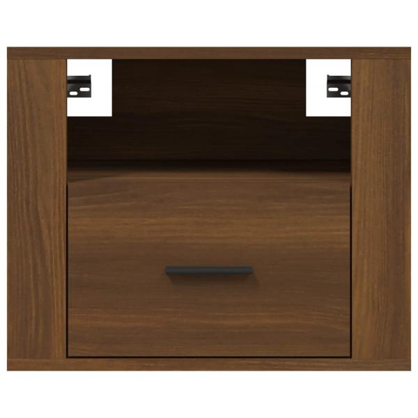 Wand-Nachttisch Braun Eichen-Optik 50x36x40 cm