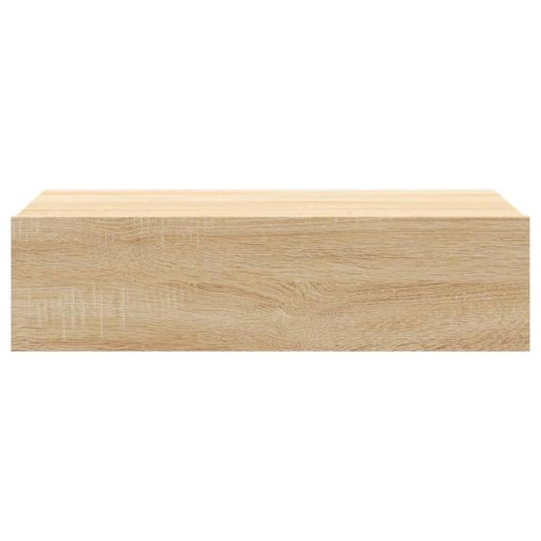 TV-Schrank mit LED-Leuchten Sonoma-Eiche 60x35x15,5 cm