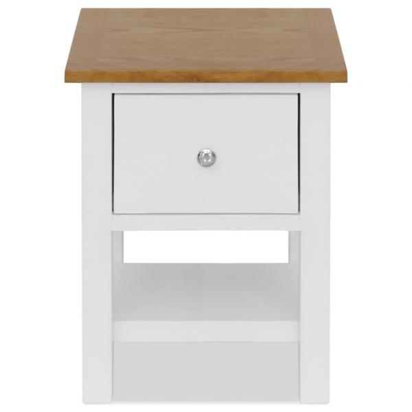Nachttisch 36x30x47 cm Massivholz Eiche 