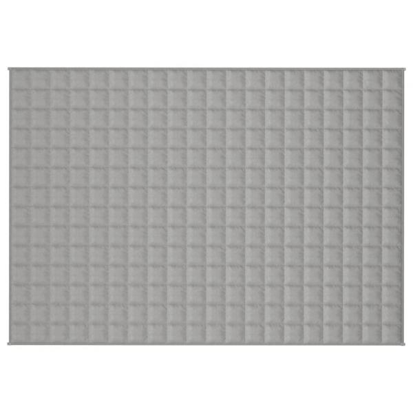 Gewichtsdecke Grau 138x200 cm 6 kg Stoff