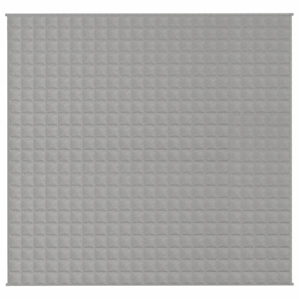 Gewichtsdecke Grau 220x230 cm 15 kg Stoff