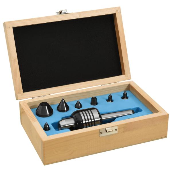 10-tlg. Mitlaufende Körnerspitze Set MT2