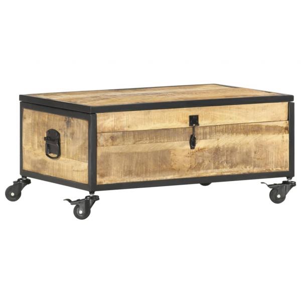 ARDEBO.de - Couchtisch 70x50x33 cm Massivholz Mango