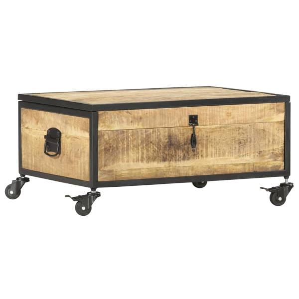 Couchtisch 70x50x33 cm Massivholz Mango