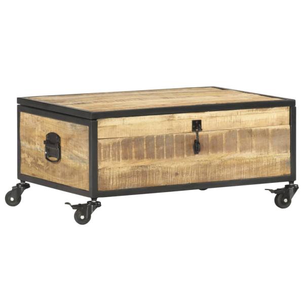 Couchtisch 70x50x33 cm Massivholz Mango