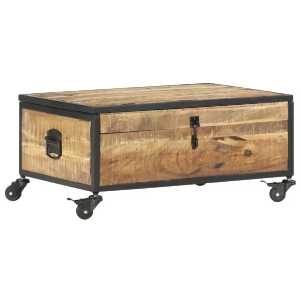 Couchtisch 70x50x33 cm Massivholz Mango