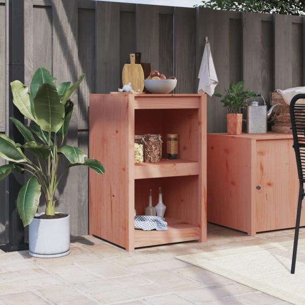 ARDEBO.de - Outdoor-Küchenschrank 55x55x92 cm Massivholz Douglasie