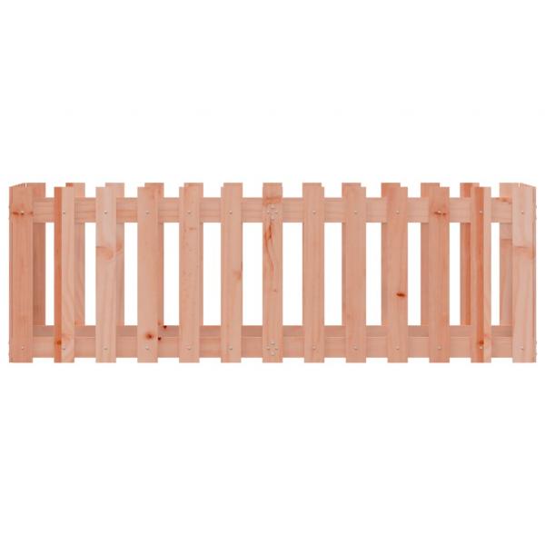 Hochbeet Lattenzaun-Design 150x50x50 cm Massivholz Douglasie