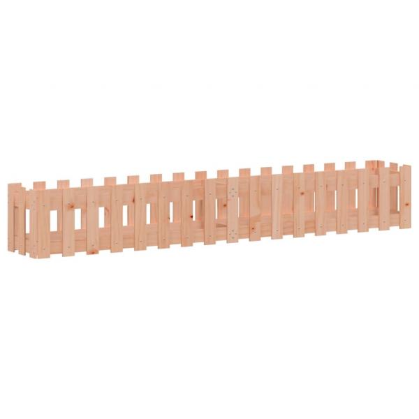 Hochbeet Lattenzaun-Design 200x30x30 cm Massivholz Douglasie