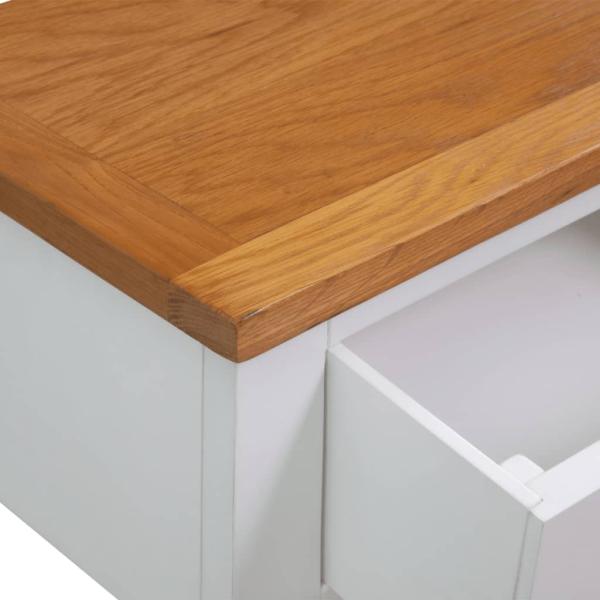 Konsolentisch 83x30x73 cm Massivholz Eiche