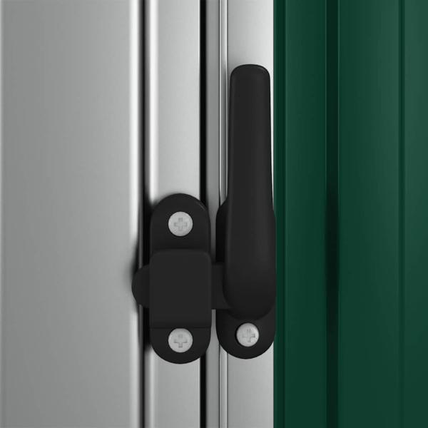 Geräteschuppen Grün 180,5x97x209,5 cm Verzinkter Stahl