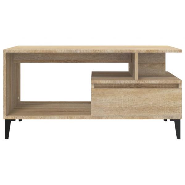 Couchtisch Sonoma-Eiche 90x49x45 cm Holzwerkstoff