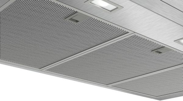 Bosch DWB97CM50 Serie 6 A+ Wandesse, 90 cm breit, Ab-/Umluft, Box-Design, Edelstahl