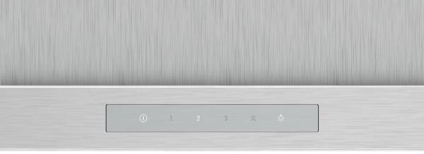 Bosch DWB97CM50 Serie 6 A+ Wandesse, 90 cm breit, Ab-/Umluft, Box-Design, Edelstahl