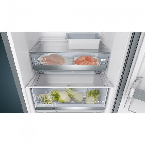 Siemens KG39E8XBA iQ500 Stand Kühl-Gefrierkombination, 60cm breit, 201cm hoch, 343 L, lowFrost, hyperFresh, blackSteel