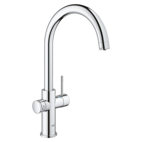GROHE Blue Home Starter Kit, C-Auslauf, 150° schwenkbar, chrom (31455001)