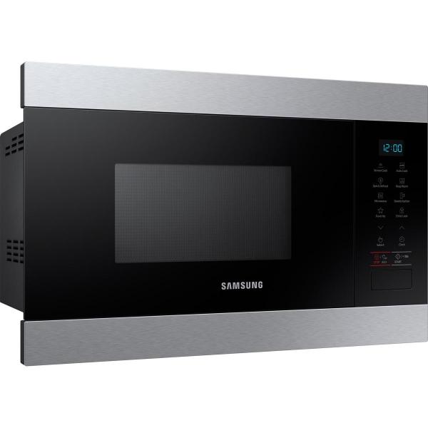 ARDEBO.de Samsung MS22M8074AT/EG Einbau-Mikrowelle, 22 L, 850 W, Nischenhöhe: 38 cm, Warmhaltefunktion, edelstahl