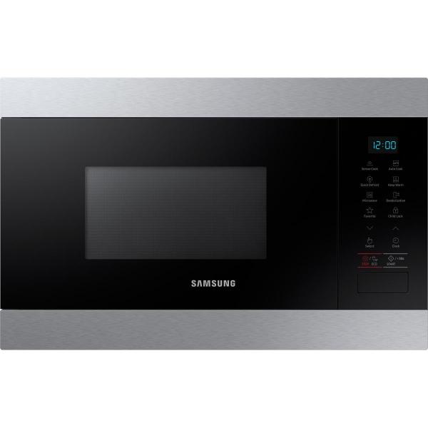 Samsung MS22M8074AT/EG Einbau-Mikrowelle, 22 L, 850 W, Nischenhöhe: 38 cm, Warmhaltefunktion, edelstahl