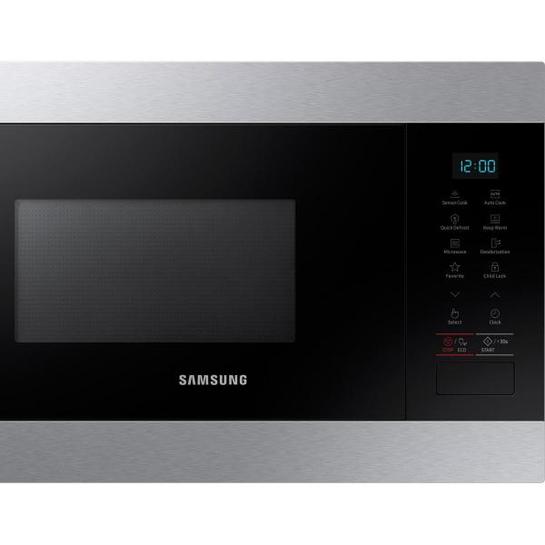 Samsung MS22M8074AT/EG Einbau-Mikrowelle, 22 L, 850 W, Nischenhöhe: 38 cm, Warmhaltefunktion, edelstahl