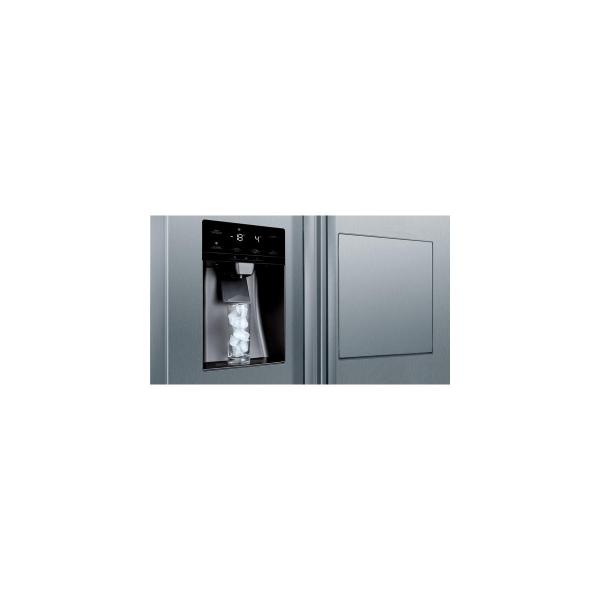 Bosch KAG93AIEP Amerikanischer Side-by-Side, 91 cm breit, 560L, NoFrost, SuperKühlen, Crushed Eis, Eiswürfel, Wasser, Edelstahl mit Antifingerprint