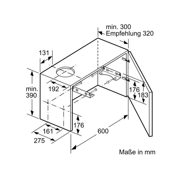 Siemens LI64LB531 EEK: A iQ300 Flachschirmhaube, 60 cm breit, LED, Intensivstufe, silbermetallic