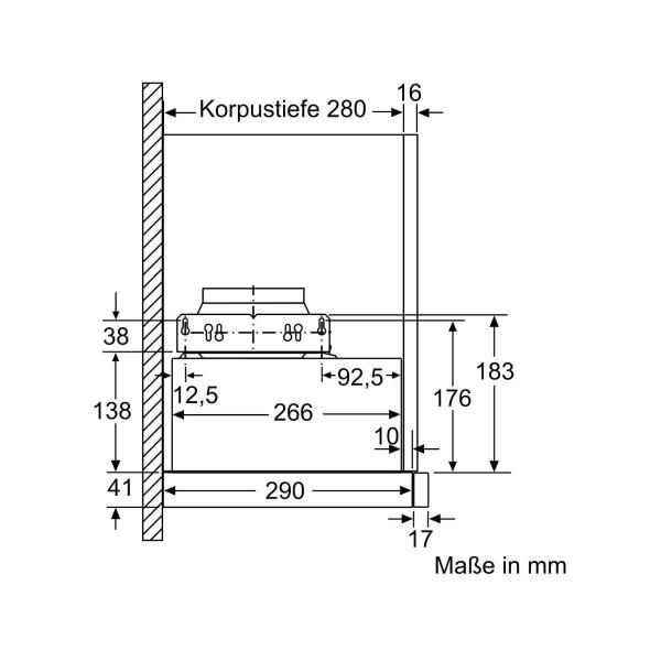 Siemens LI64LB531 EEK: A iQ300 Flachschirmhaube, 60 cm breit, LED, Intensivstufe, silbermetallic