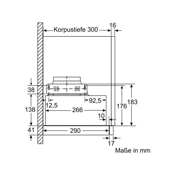 Siemens LI64LB531 EEK: A iQ300 Flachschirmhaube, 60 cm breit, LED, Intensivstufe, silbermetallic