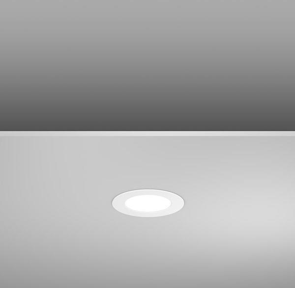ARDEBO.de RZB Toledo Flat Round A+ Einbau-Downlight, LED, 5W, IP 40, weiß (901451.002)