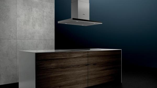 Siemens LF98BIP50 iQ500 A+ Inselhaube, 90 cm breit, touchControl, extrem leise, softLight, Edelstahl