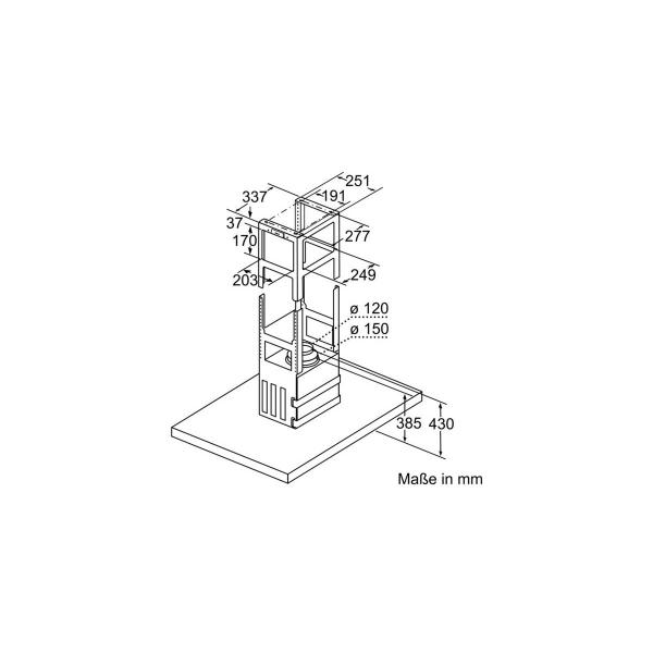 Siemens LF98BIP50 iQ500 A+ Inselhaube, 90 cm breit, touchControl, extrem leise, softLight, Edelstahl